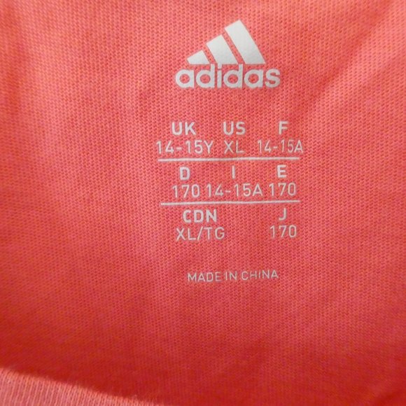 Adidas Girls T-shirt w/Mountain and Sun Graphic 14-15yr - Picture 5 of 5